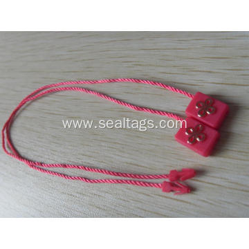 Rectangle shape plastic seal tag with string